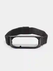 Серебряный металлический ремешок для смарт часов  Xiaomi Mi Band 5, 6