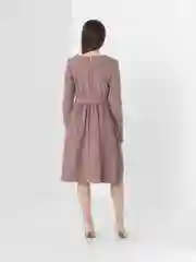 Коричневый платье женское, офисное