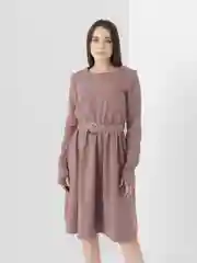 Коричневый платье женское, офисное