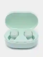 Мятный наушники беспроводные A6S PRO. Наушники розовые, наушники голубые, наушники фисташковые