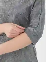 Серый платье женское вечернее, с люрексом, plus-size