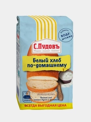 Готовая хлебная смесь С.Пудовъ "Белый хлеб по-домашнему", 0,5 кг