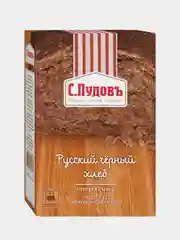 Готовая хлебная смесь С.Пудовъ "Русский черный хлеб", 500 г