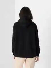 Черный женское худи