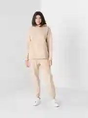 Бежевый спортивный костюм унисекс мужской женский