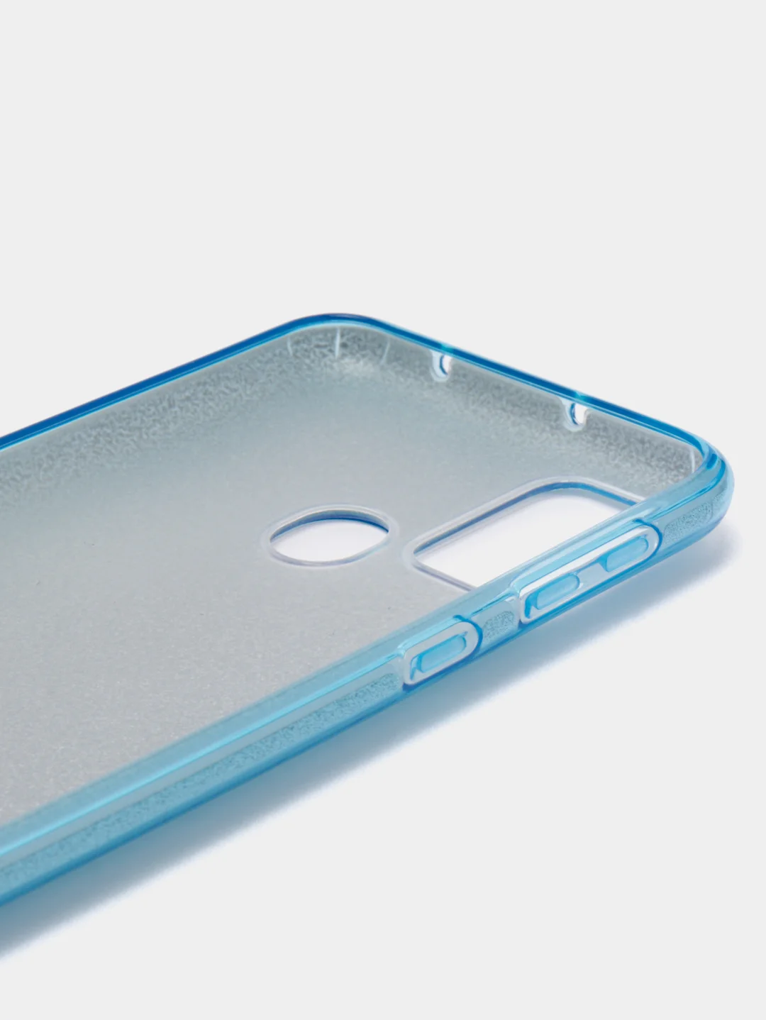 Голубой чехол Samsung Galaxy M21 / M30s, Самсунг Галакси М21 / М30с блестящий сияющий