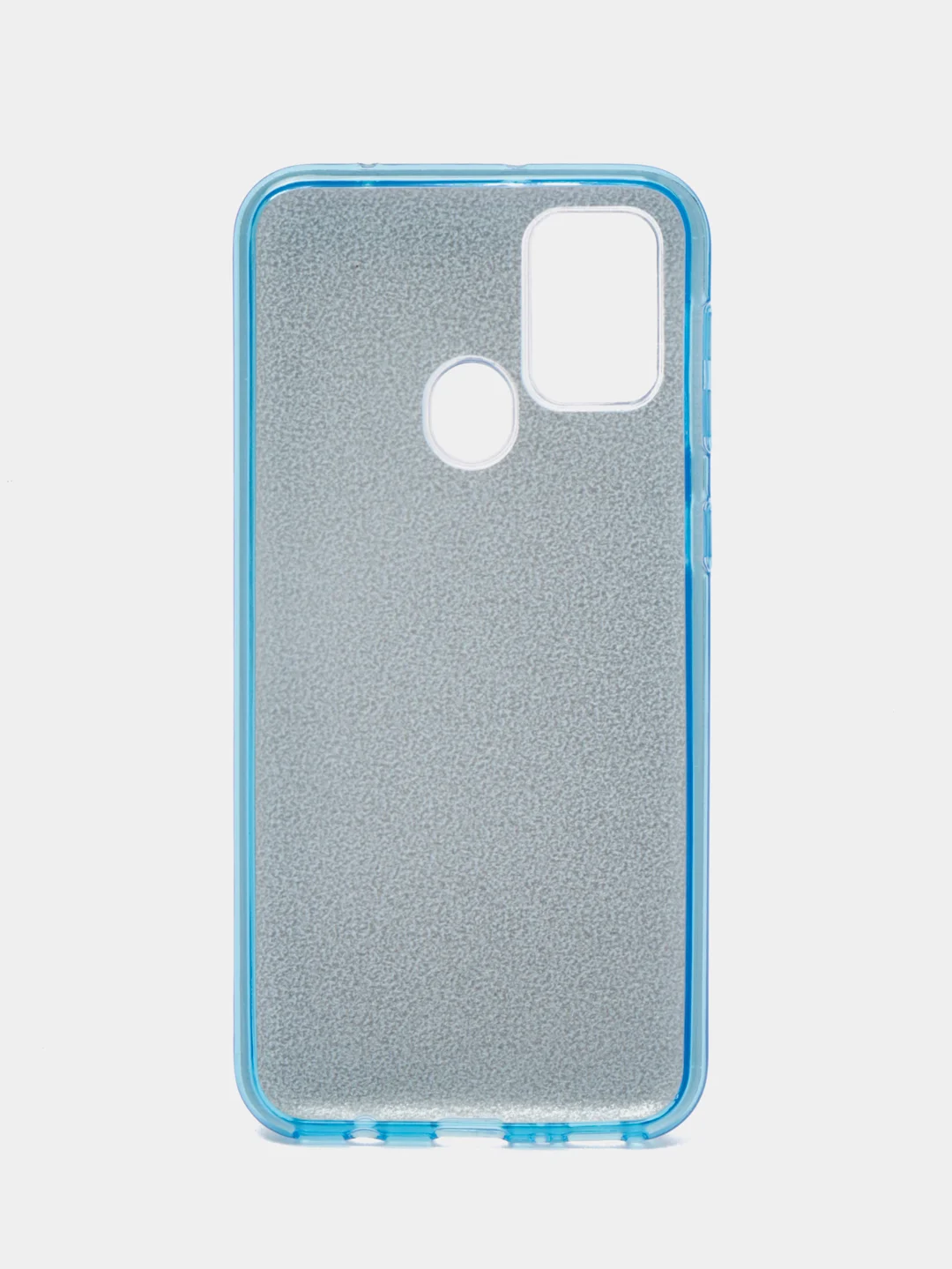 Голубой чехол Samsung Galaxy M21 / M30s, Самсунг Галакси М21 / М30с блестящий сияющий