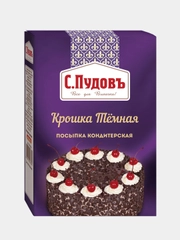 Посыпка шоколадная "Крошка тёмная" С.Пудовъ, 0,09 кг
