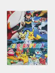 Голубой раскраска Colouring Book "Тачки", "Пикачу"