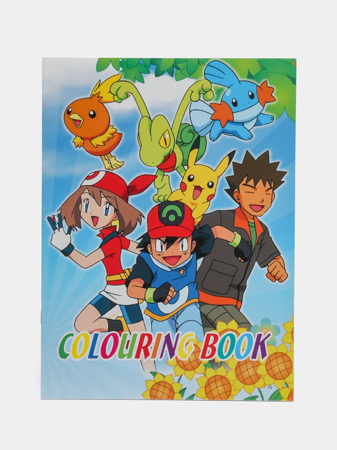 Зеленый раскраска Colouring Book "Тачки", "Пикачу"