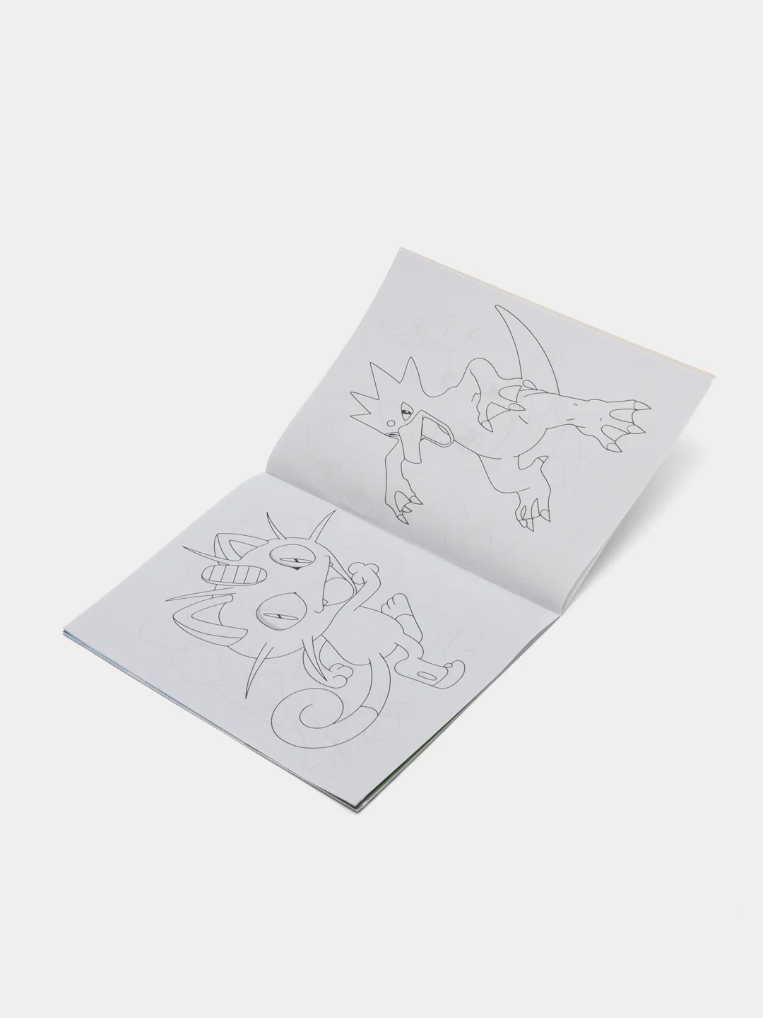 Зеленый раскраска Colouring Book "Тачки", "Пикачу"