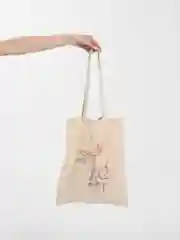 Золотой сумка женская через плечо, пляжная сумка, шоппер "ЗАЙКИ", хлопковая
