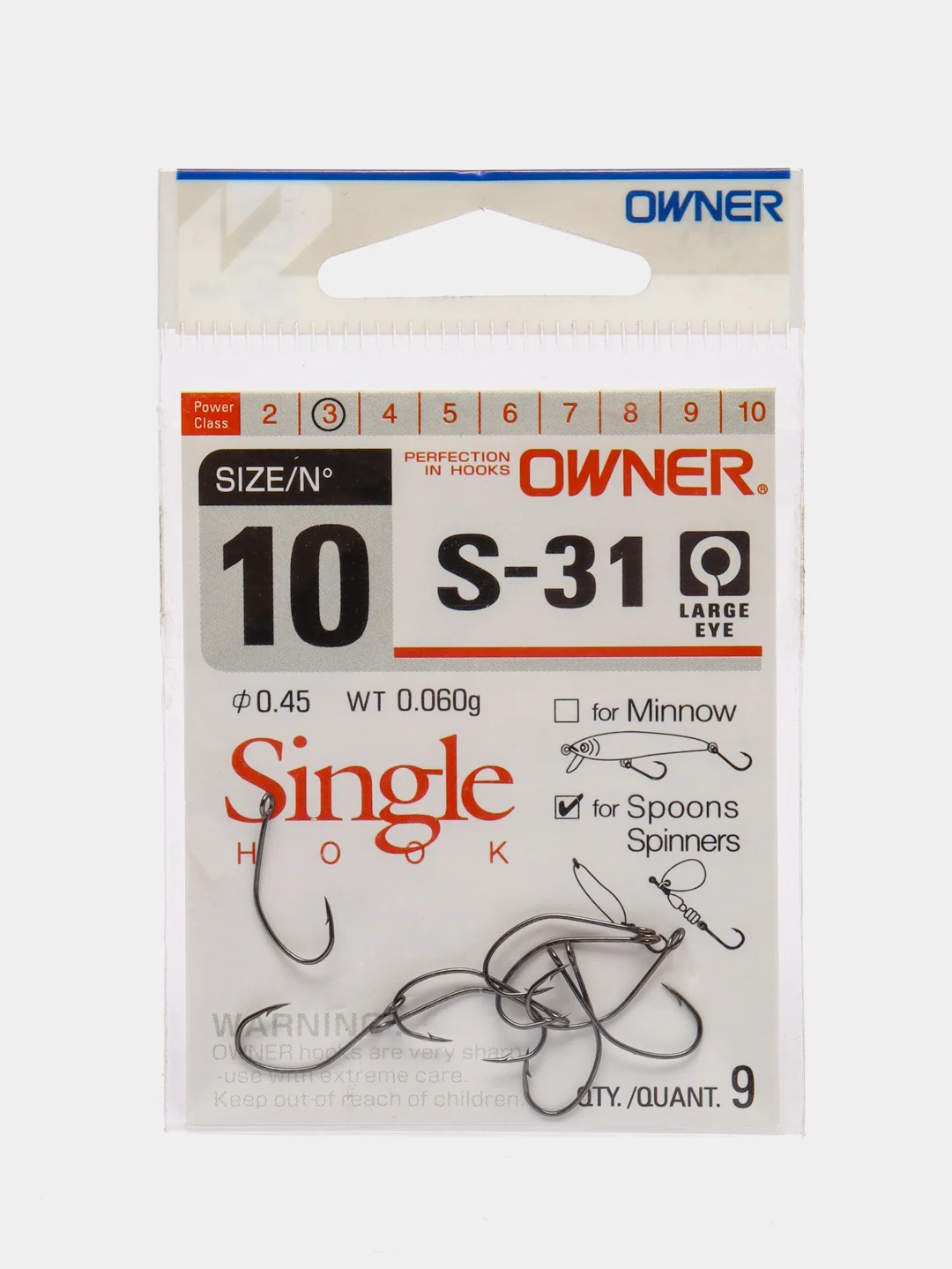Крючки OWNER SINGLE S-31/ Крючки