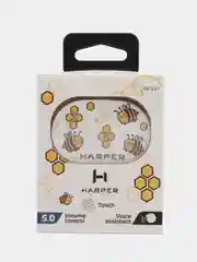 TWS наушники HARPER HB-534 bee (white), Bluetooth 5.0, сенсорное управление