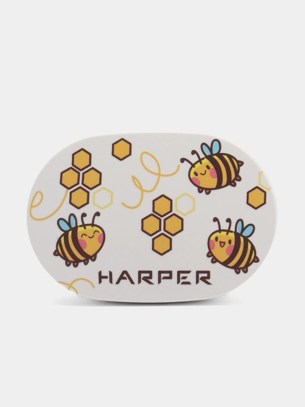 TWS наушники HARPER HB-534 bee (white), Bluetooth 5.0, сенсорное управление