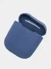 Темно-синий силиконовый чехол для наушников Apple AirPods 1 / 2
