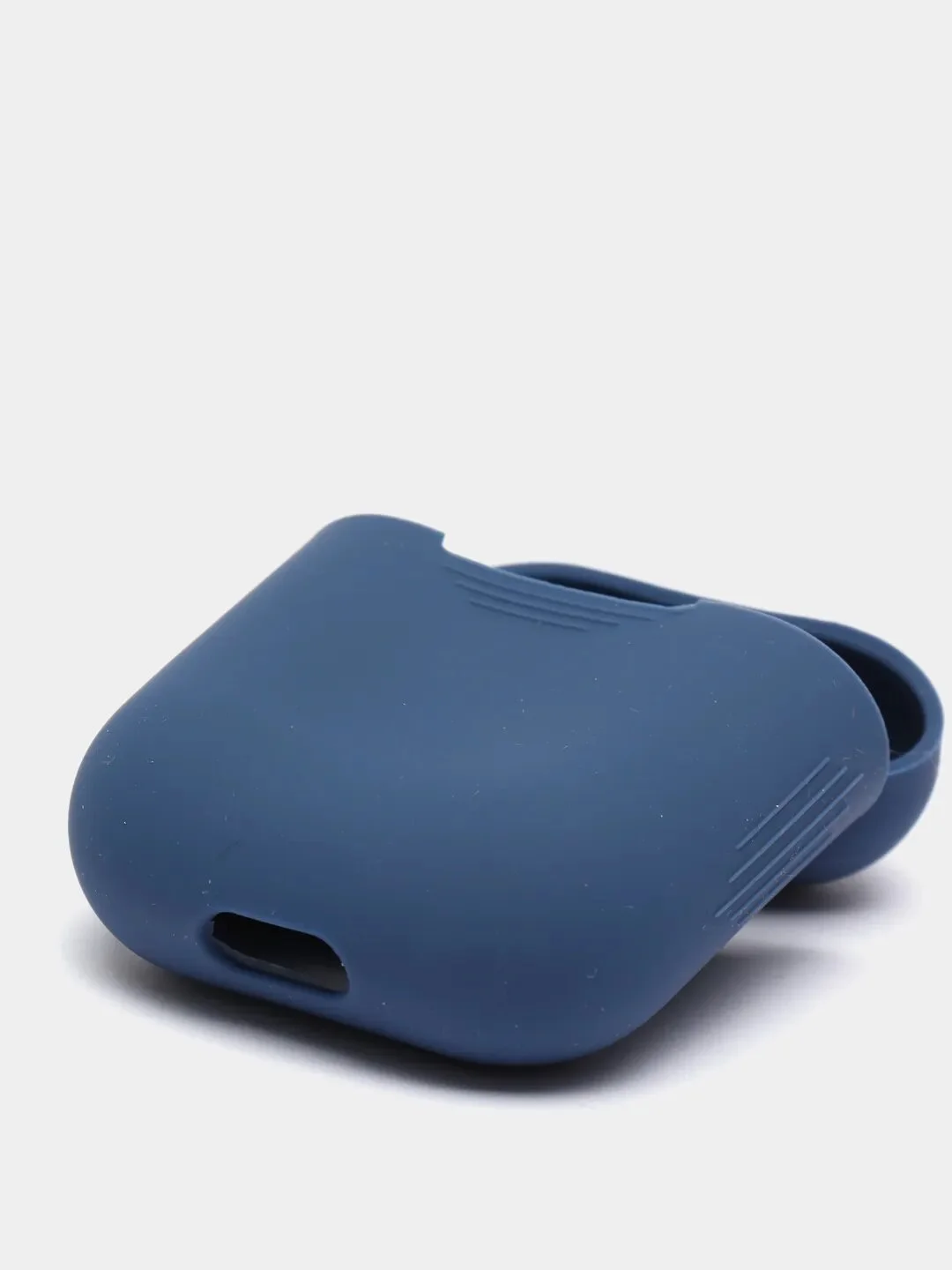 Темно-синий силиконовый чехол для наушников Apple AirPods 1 / 2