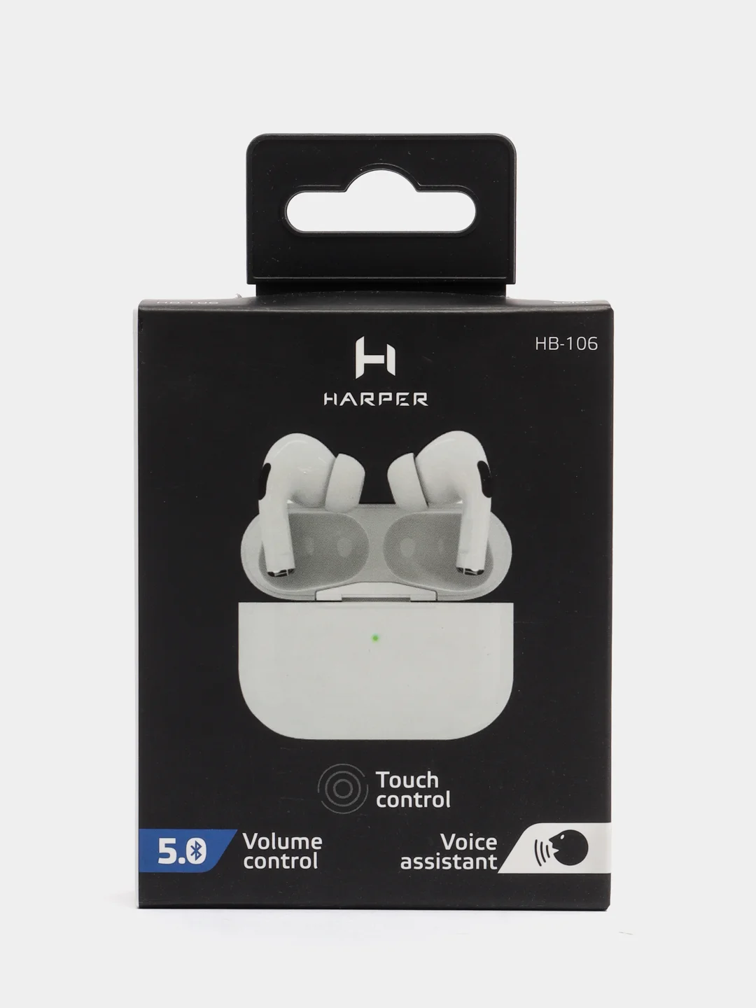 Наушники беспроводные TWS Harper HB-106, с микрофоном, Bluetooth 5.0