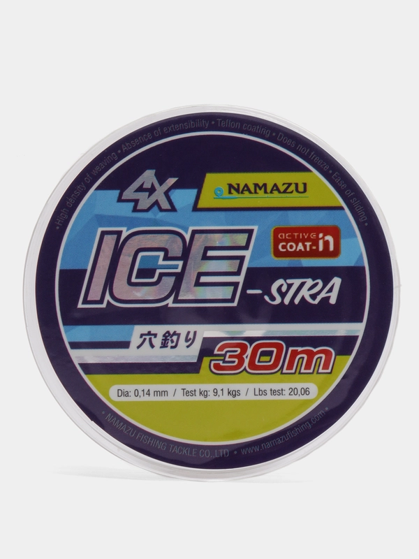 Шнур плетеный Namazu "Ice-Stra" 4Х L-30 м