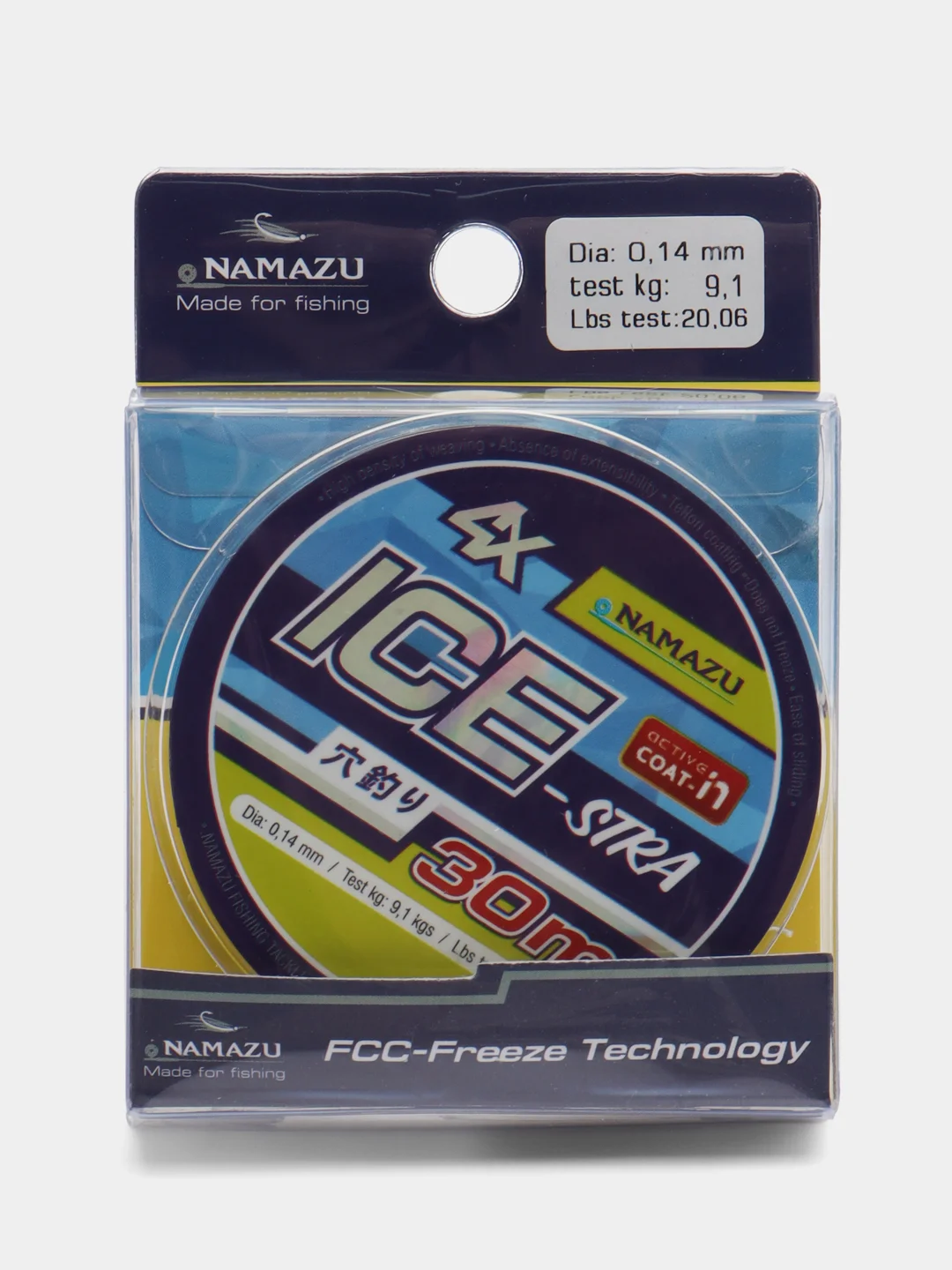 Шнур плетеный Namazu "Ice-Stra" 4Х L-30 м