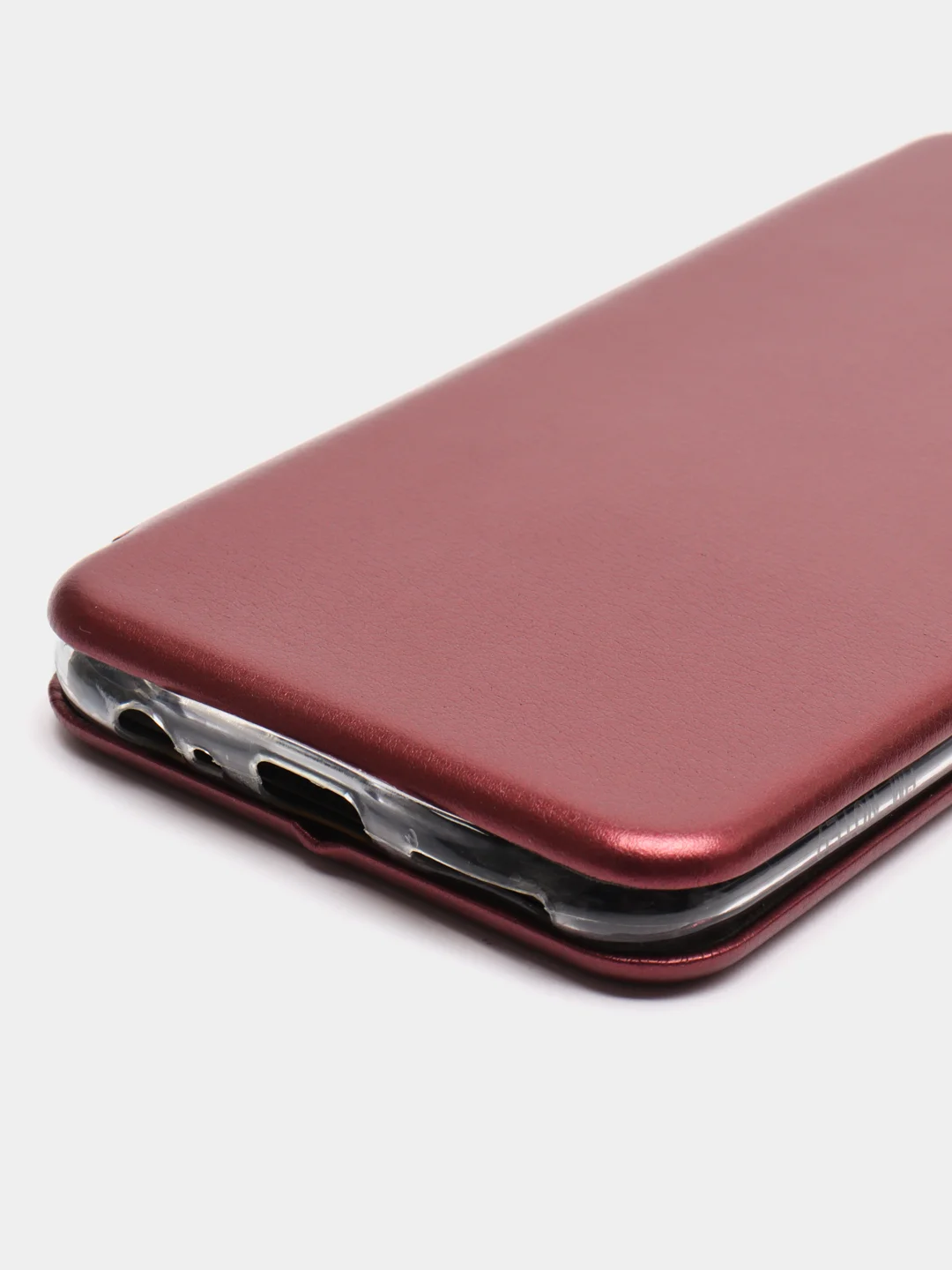 Коралловый чехол-книжка для Xiaomi Redmi Note 9 (Сяоми Редми Нот 9)