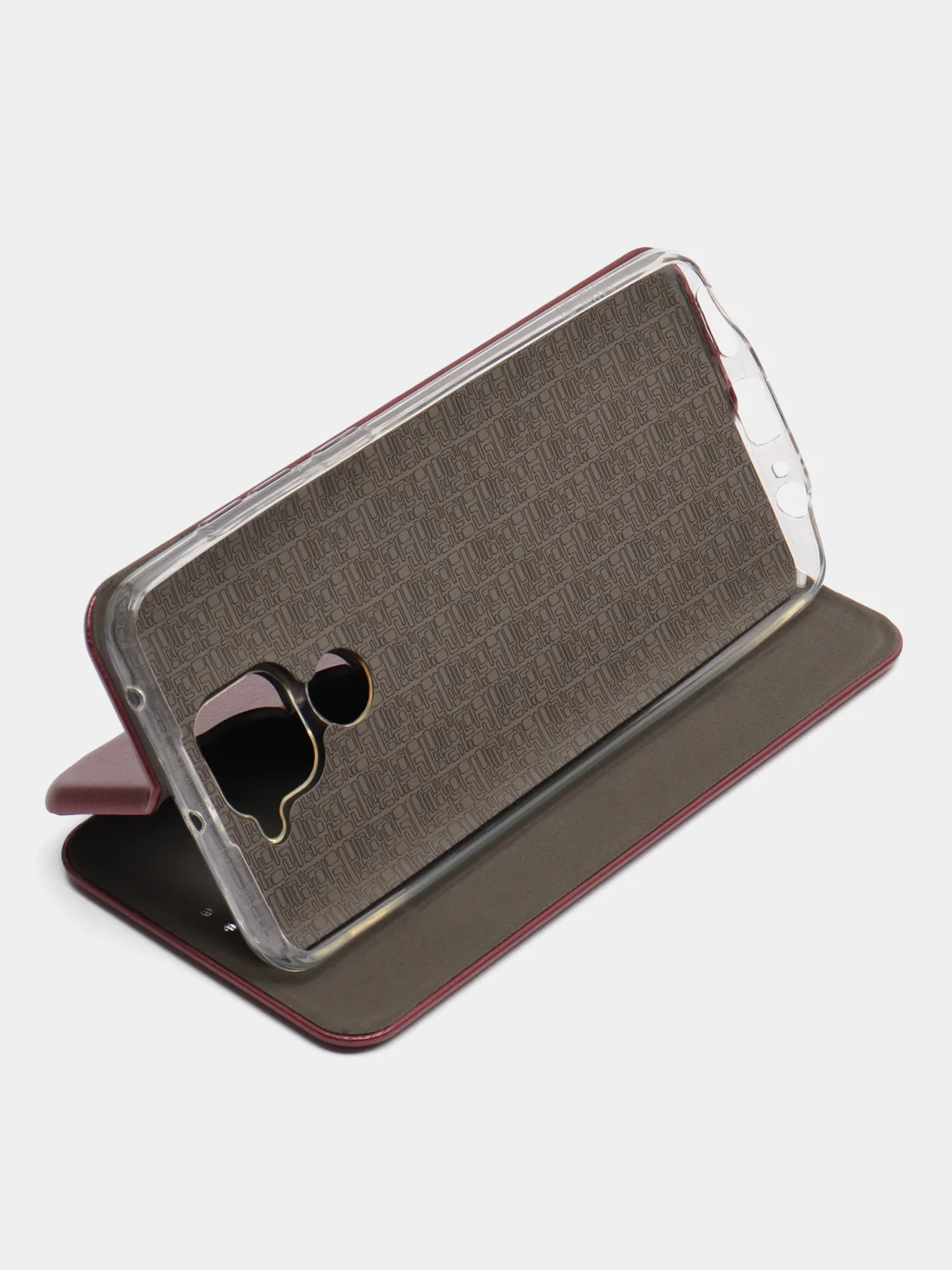 Коралловый чехол-книжка для Xiaomi Redmi Note 9 (Сяоми Редми Нот 9)
