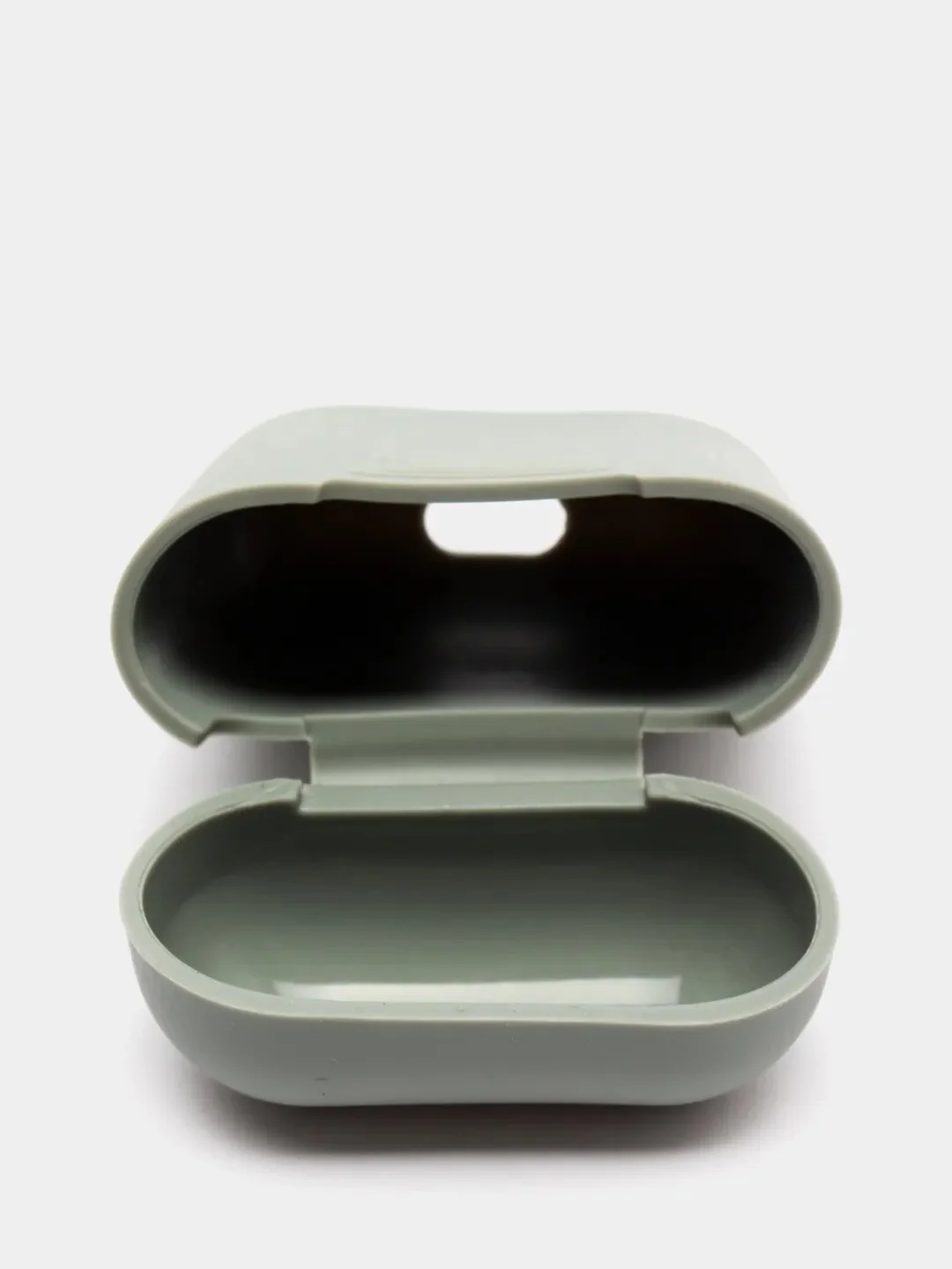 Серый силиконовый чехол для наушников Apple AirPods 1 / 2