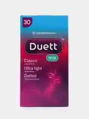 Презервативы DUETT Mix, набор микс, 30 штук