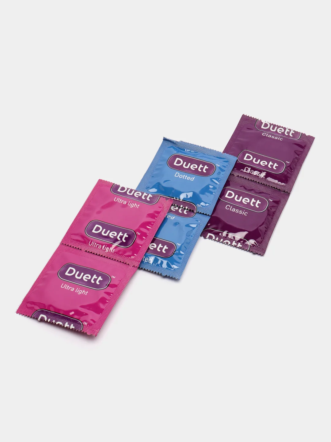 Презервативы DUETT Mix, набор микс, 30 штук