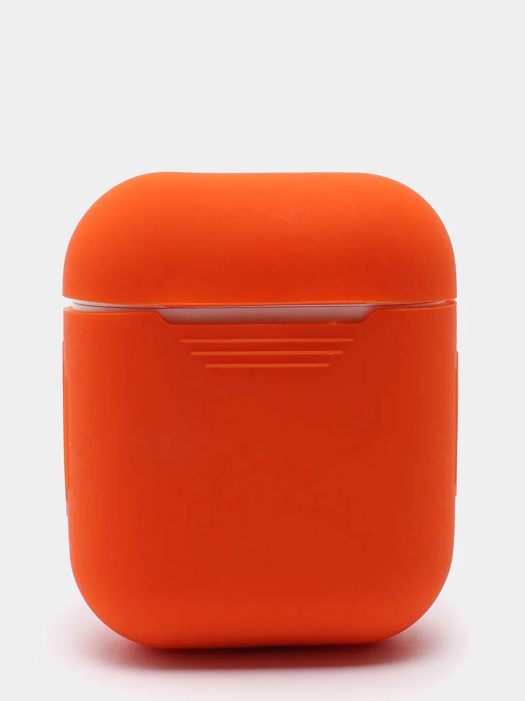 Оранжевый силиконовый чехол для наушников Apple AirPods 1 / 2