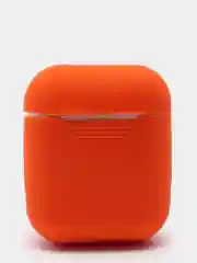 Оранжевый силиконовый чехол для наушников Apple AirPods 1 / 2
