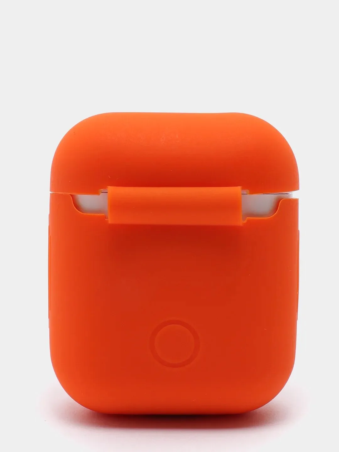 Оранжевый силиконовый чехол для наушников Apple AirPods 1 / 2