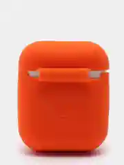 Оранжевый силиконовый чехол для наушников Apple AirPods 1 / 2