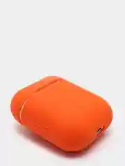 Оранжевый силиконовый чехол для наушников Apple AirPods 1 / 2
