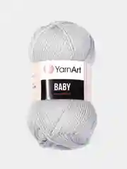Серый меланж пряжа YarnArt "Baby", 50г, 150м, 100% акрил
