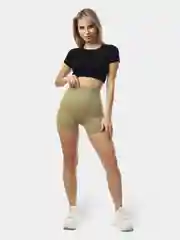 Желтый шорты (велосипедки) женские спортивные