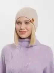Серый меланж шапка женская