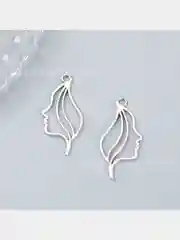 Серебряный кулон - подвеска "Beauty" для создания украшений