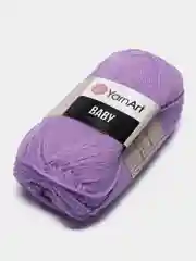 Сиреневый пряжа YarnArt "Baby", 50г, 150м, 100% акрил