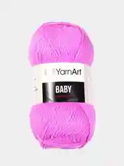 Тёмно-розовый пряжа YarnArt "Baby", 50г, 150м, 100% акрил