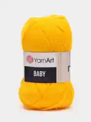 Желтый пряжа YarnArt "Baby", 50г, 150м, 100% акрил