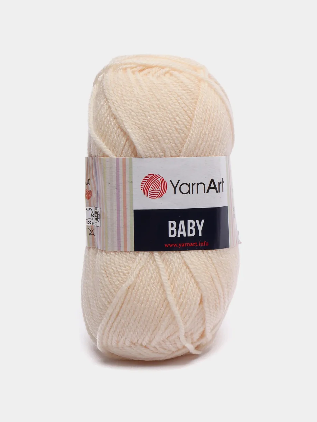 Карамельный пряжа YarnArt "Baby", 50г, 150м, 100% акрил