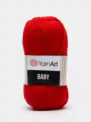 Красный пряжа YarnArt "Baby", 50г, 150м, 100% акрил