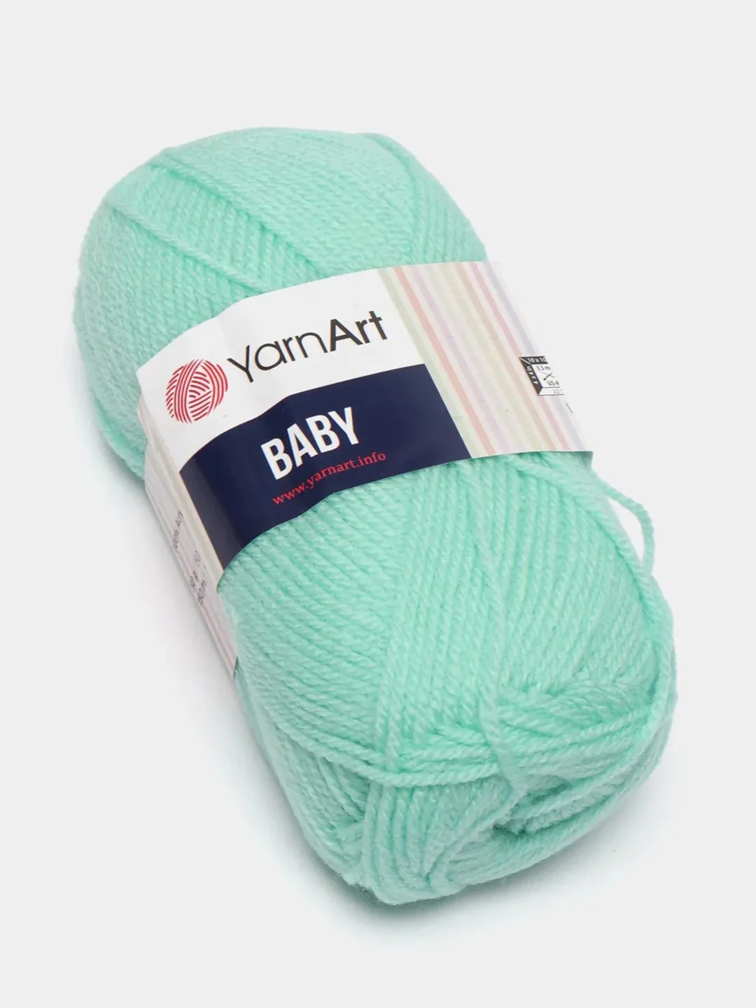 Мятный пряжа YarnArt "Baby", 50г, 150м, 100% акрил