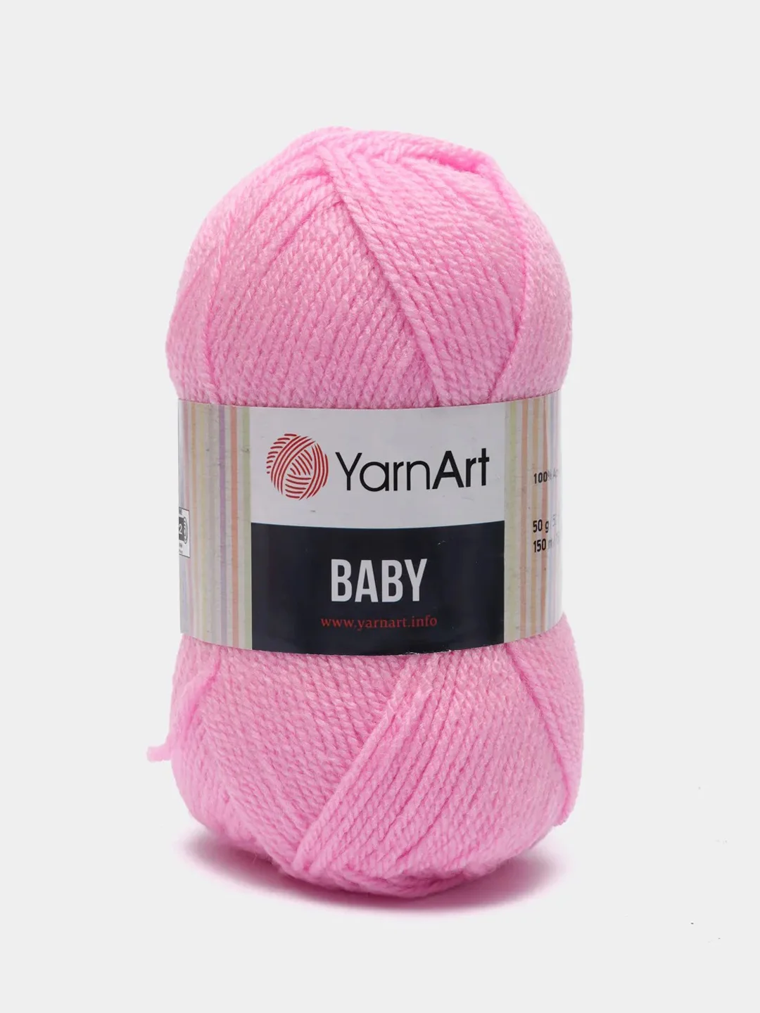 Пудровый пряжа YarnArt "Baby", 50г, 150м, 100% акрил