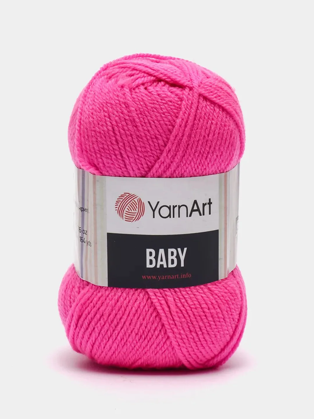 Пурпурный пряжа YarnArt "Baby", 50г, 150м, 100% акрил