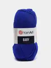 Синий пряжа YarnArt "Baby", 50г, 150м, 100% акрил
