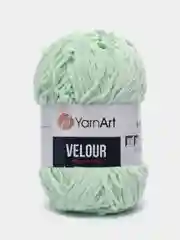 Мятный пряжа плюшевая YarnArt Velour, 100 г, 170 м (Пряжа Велюровая)