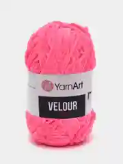 Тёмно-розовый пряжа плюшевая YarnArt Velour, 100 г, 170 м (Пряжа Велюровая)