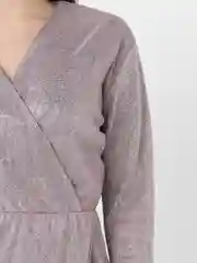 Розовый платье женское, вечернее, с люрексом